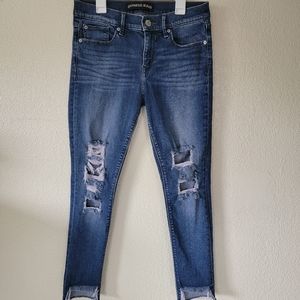 Express Jeans Ankle Legging Mid Rise